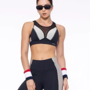 TOP MARIA ALICE DI PAULA – COR PRETO/CINZA, ESTILO E CONFORTO NO SEU TREINO